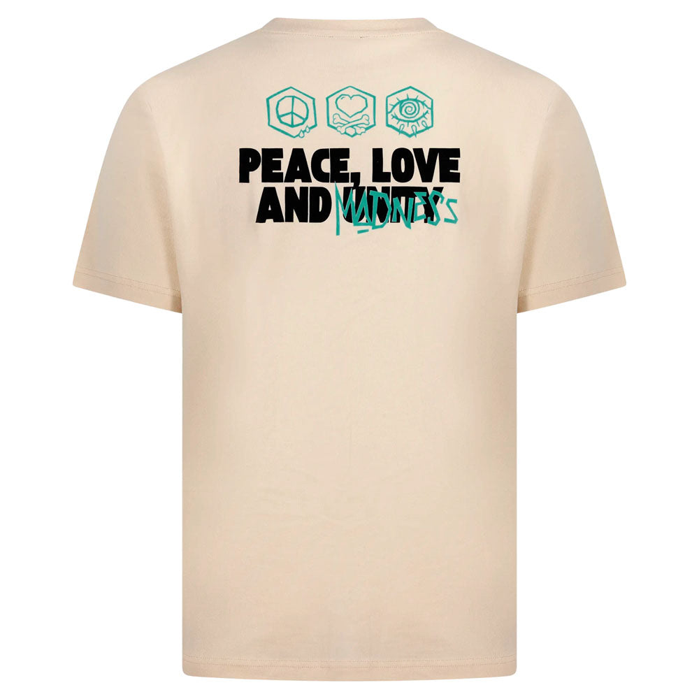 T-Shirt Peace Love & Madness - Regular Fit