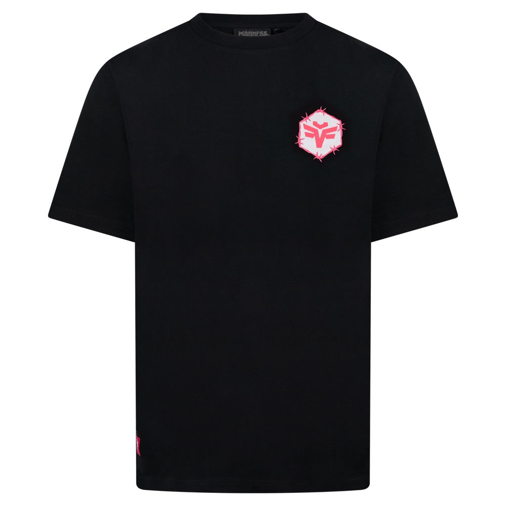 T-Shirt Icon Embroid on Back (Pink)