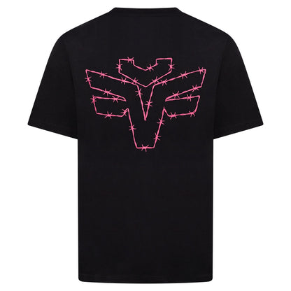 T-Shirt Icon Embroid on Back (Pink)