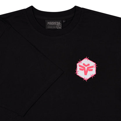 T-Shirt Icon Embroid on Back (Pink)
