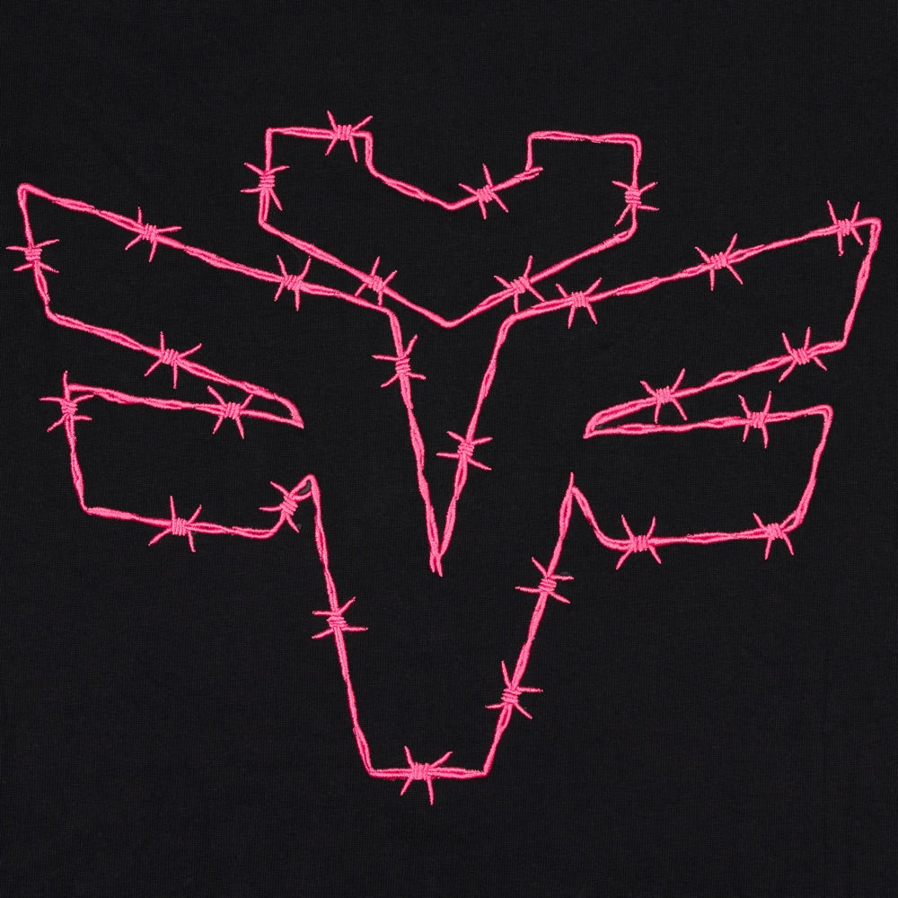 T-Shirt Icon Embroid on Back (Pink)