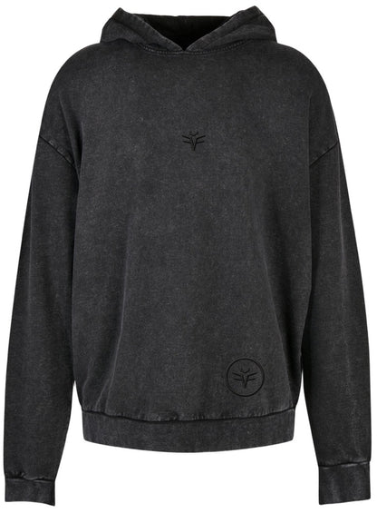 Hoodie - Washed Black-on-Black Madness