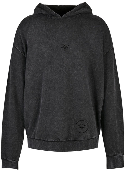 Hoodie - Washed Black-on-Black Madness