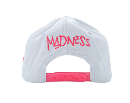 Baseball Cap OffWhite - Pink Embroid